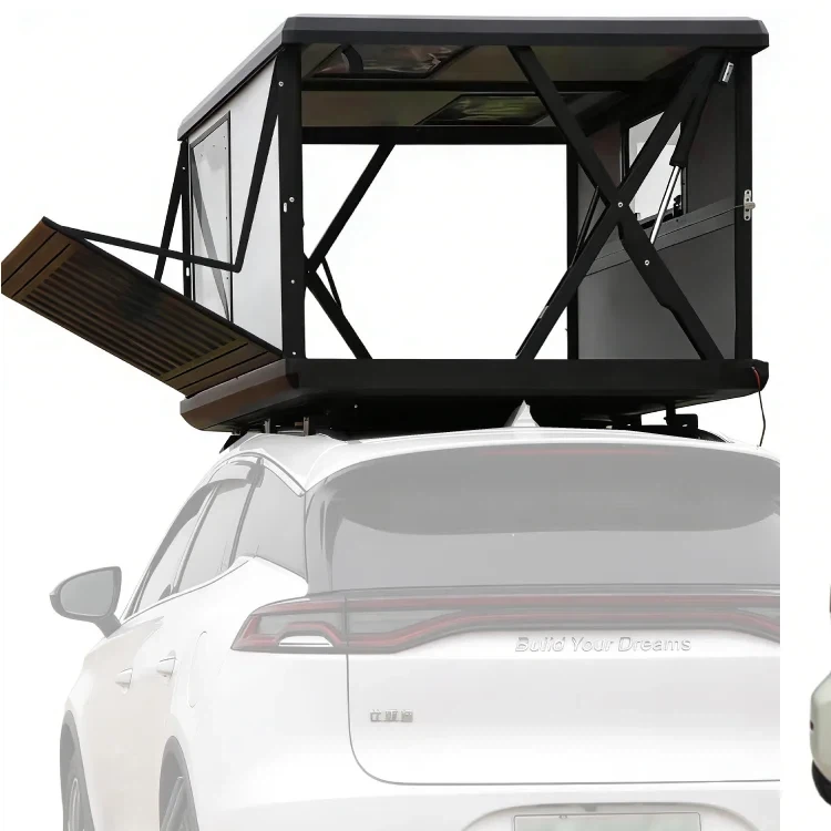 Electric Rooftop Tent with Balcony 2 Electric Rooftop Tent with Balcony 2
